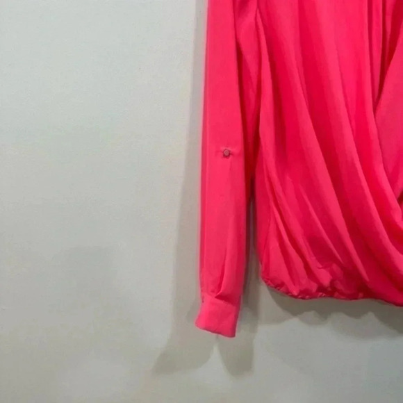 Ro & De Pink Peekaboo Blouse XS - Picture 7 of 8